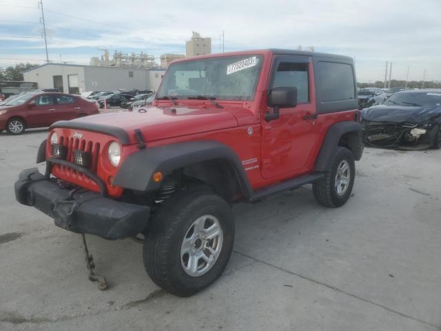 1C4AJWAG3CL160599 - 2012 JEEP WRANGLER SPORT RED photo 1