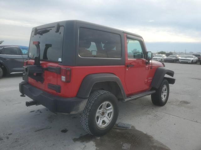 1C4AJWAG3CL160599 - 2012 JEEP WRANGLER SPORT RED photo 3