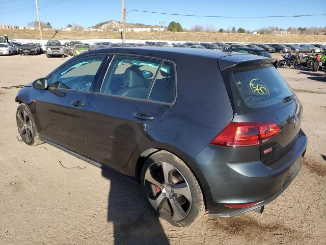 3VW447AU7HM006724 - 2017 VOLKSWAGEN GTI S/SE BLACK photo 2