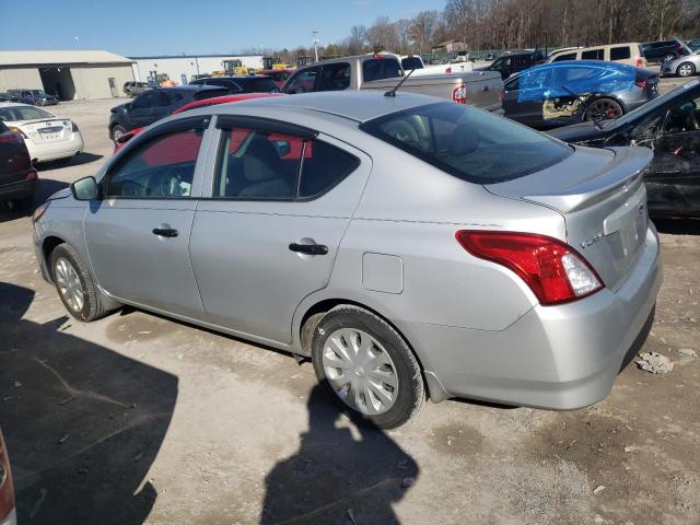 3N1CN7AP1KL876166 - 2019 NISSAN VERSA S SILVER photo 2