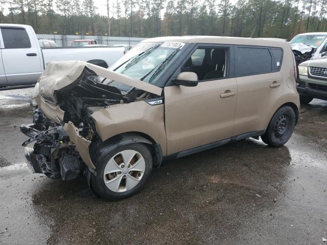 KNDJN2A25F7218839 - 2015 KIA SOUL TAN photo 1