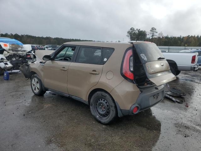 KNDJN2A25F7218839 - 2015 KIA SOUL TAN photo 2