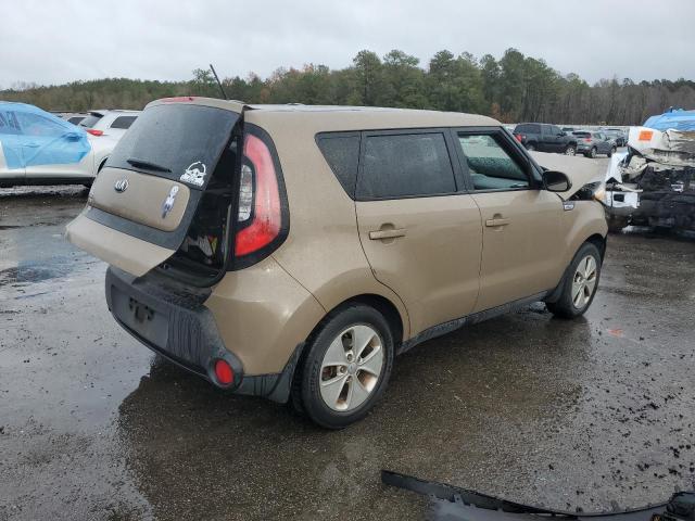 KNDJN2A25F7218839 - 2015 KIA SOUL TAN photo 3