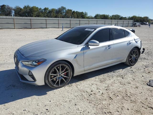 KMTG74LE1KU024023 - 2019 GENESIS G70 ELITE SILVER photo 1