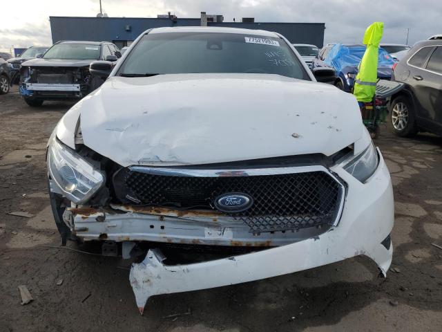 1FAHP2KT9EG167009 - 2014 FORD TAURUS SHO WHITE photo 5