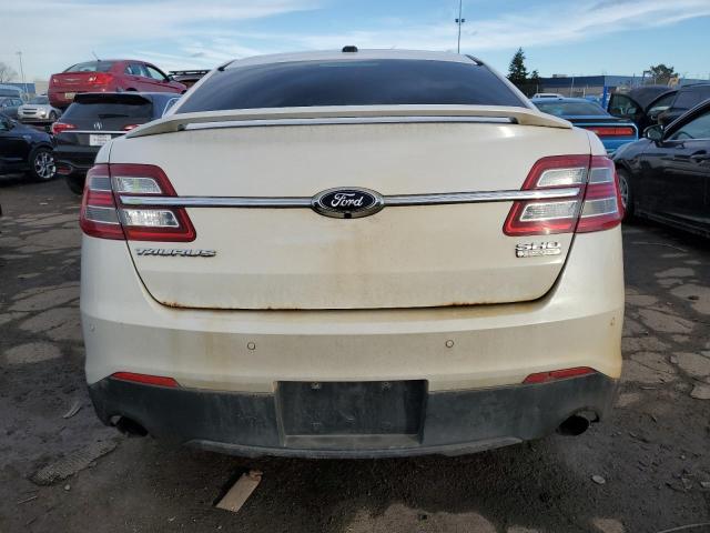 1FAHP2KT9EG167009 - 2014 FORD TAURUS SHO WHITE photo 6