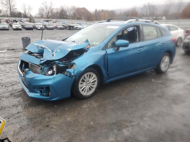 4S3GTAB60J3734053 - 2018 SUBARU IMPREZA PREMIUM BLUE photo 1