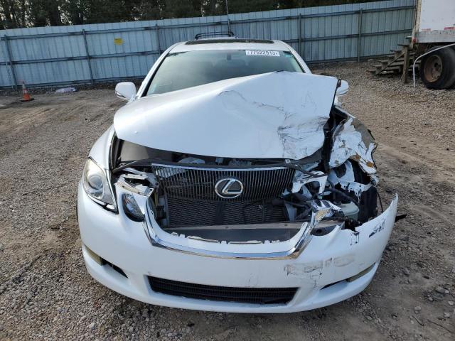 JTHBE96S280039772 - 2008 LEXUS GS 350 WHITE photo 5