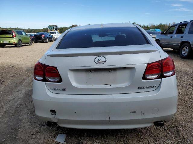 JTHBE96S280039772 - 2008 LEXUS GS 350 WHITE photo 6