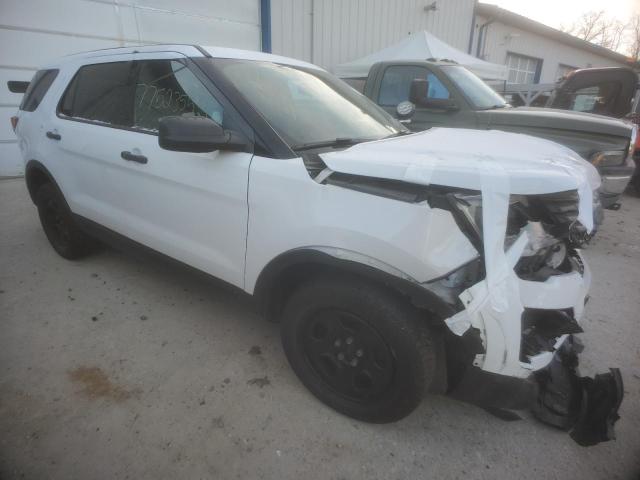 1FM5K8AR3KGA19949 - 2019 FORD EXPLORER POLICE INTERCEPTOR Weiß Foto 4