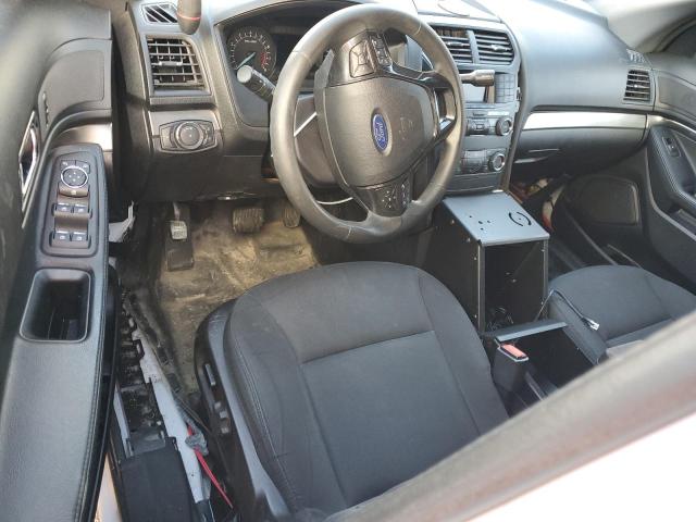 1FM5K8AR3KGA19949 - 2019 FORD EXPLORER POLICE INTERCEPTOR Weiß Foto 8
