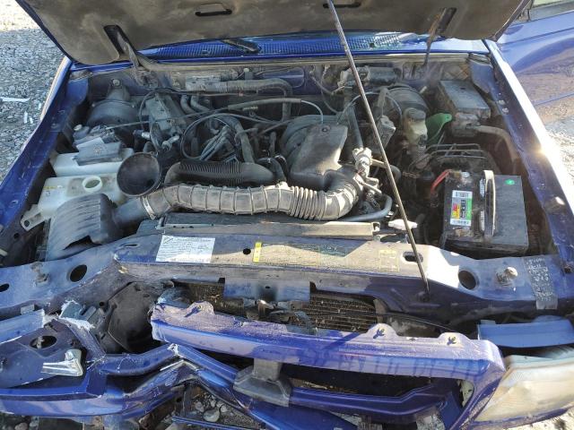 1FTYR10U15PA25537 - 2005 FORD RANGER BLUE photo 11