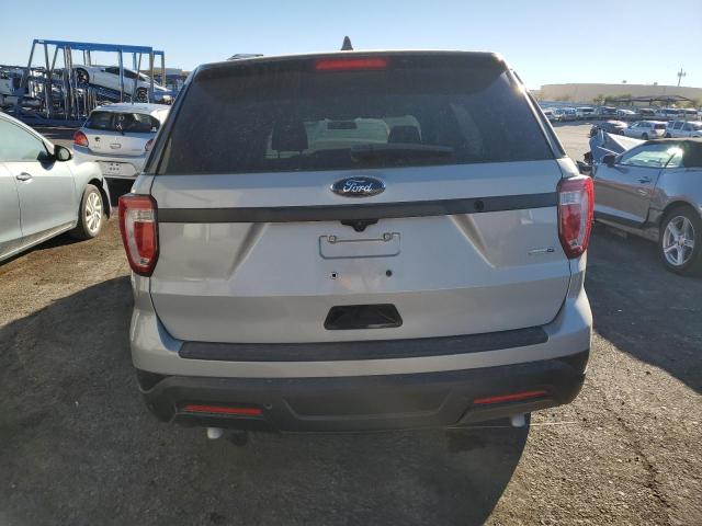 1FM5K8AR5JGB34776 - 2018 FORD EXPLORER POLICE INTERCEPTOR SILVER photo 6