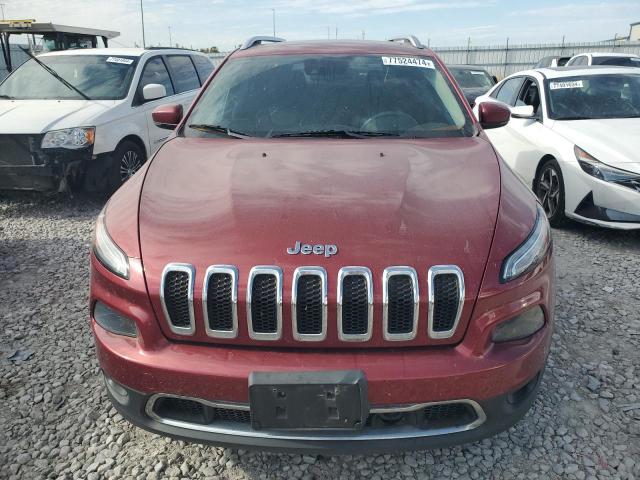 1C4PJLDS0EW262601 - 2014 JEEP CHEROKEE LIMITED MAROON photo 5