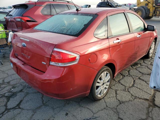 1FAHP3HN2AW216663 - 2010 FORD FOCUS SEL RED photo 3