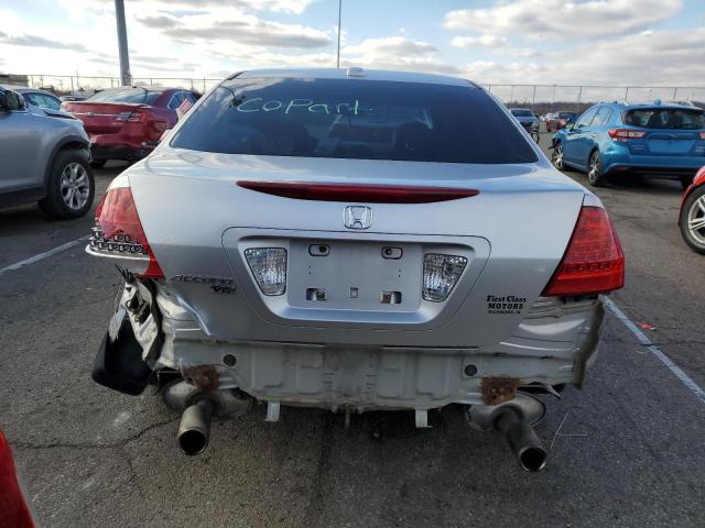 1HGCM66577A001174 - 2007 HONDA ACCORD EX SILVER photo 6