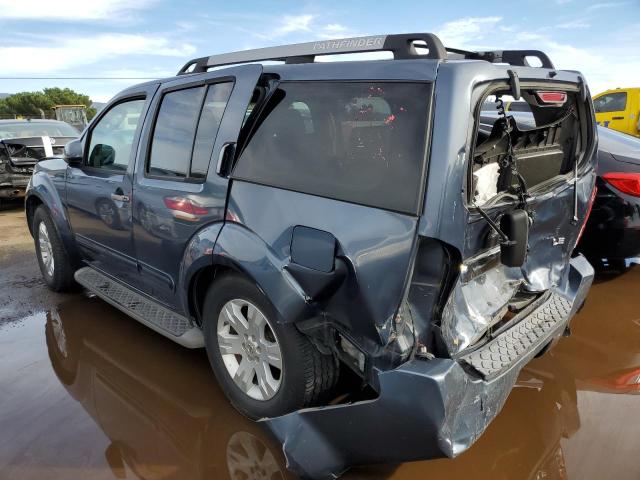 5N1AR18U55C707345 - 2005 NISSAN PATHFINDER LE 蓝色 照片 2