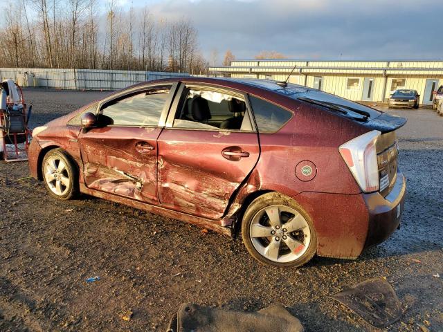 JTDKN3DUXD5575630 - 2013 TOYOTA PRIUS PURPLE photo 2