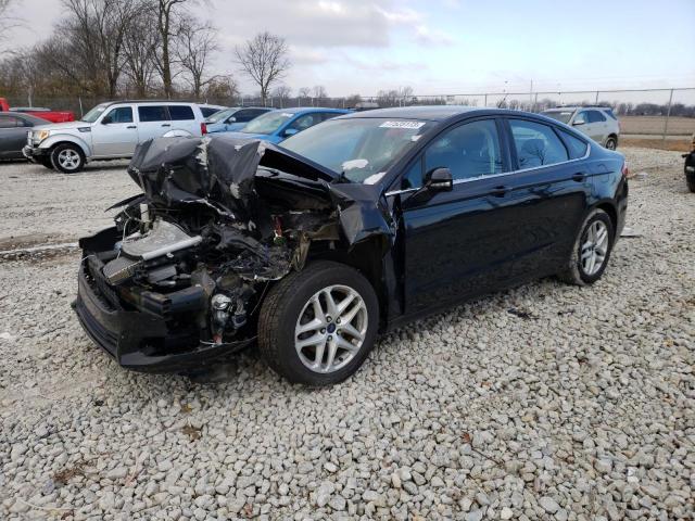 3FA6P0HD1ER297483 - 2014 FORD FUSION SE BLACK photo 1