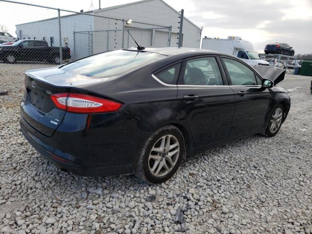 3FA6P0HD1ER297483 - 2014 FORD FUSION SE BLACK photo 3