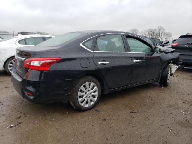 3N1AB7AP6HY307163 - 2017 NISSAN SENTRA S BLACK photo 3