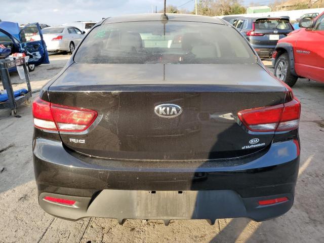 3KPA24AB3JE062815 - 2018 KIA RIO LX BLACK photo 6