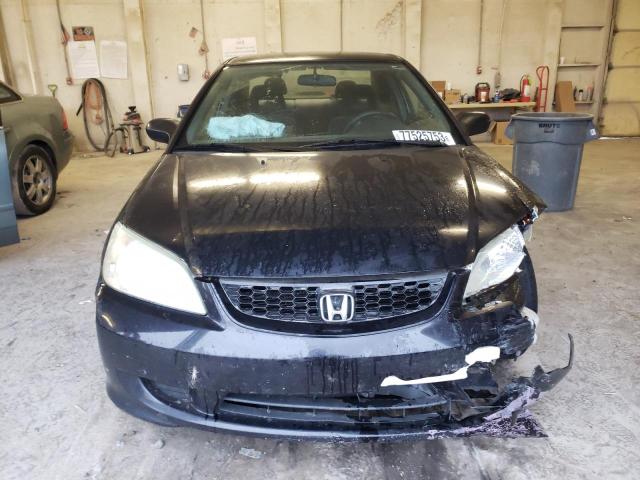 1HGEM21124L042933 - 2004 HONDA CIVIC DX VP Schwarz Foto 5