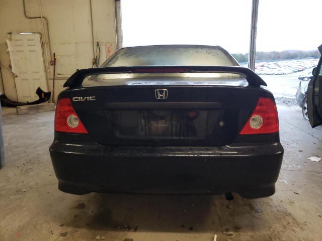 1HGEM21124L042933 - 2004 HONDA CIVIC DX VP BLACK photo 6