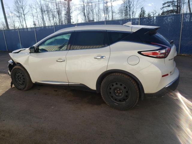 5N1AZ2MH3JN118064 - 2018 NISSAN MURANO S WHITE photo 2