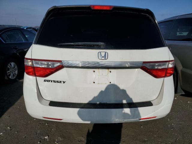 5FNRL5H41BB034388 - 2011 HONDA ODYSSEY EX WHITE photo 6