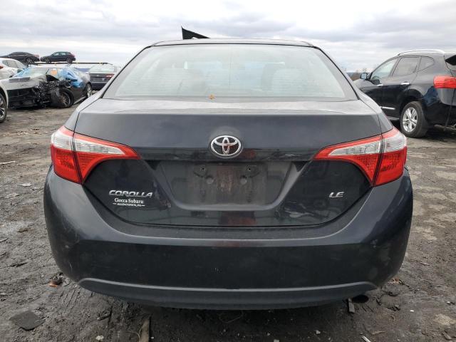 2T1BURHE5EC124263 - 2014 TOYOTA COROLLA L BLACK photo 6