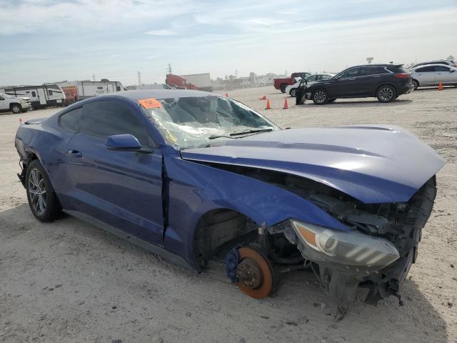 1FA6P8TH6F5342236 - 2015 FORD MUSTANG BLUE photo 4