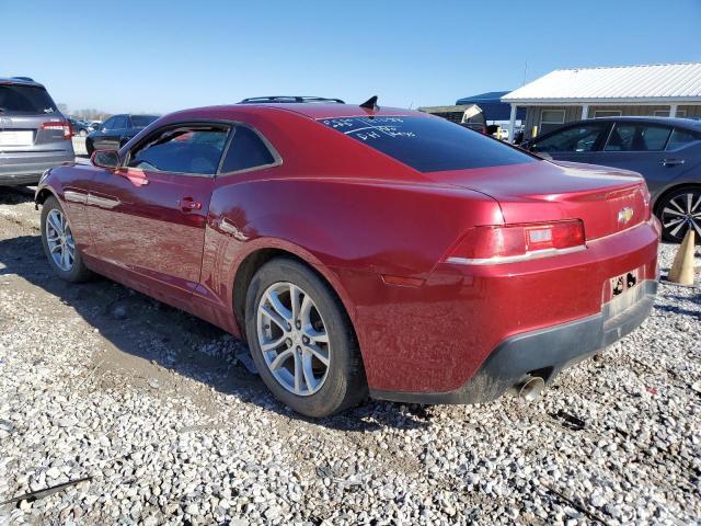 2G1FC1E30F9290189 - 2015 CHEVROLET CAMARO LT RED photo 2