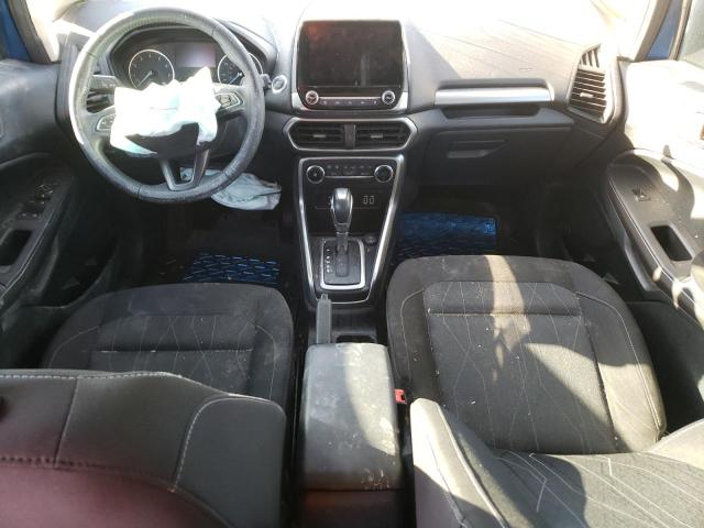 MAJ3S2GE9LC369727 - 2020 FORD ECOSPORT SE BLUE photo 8