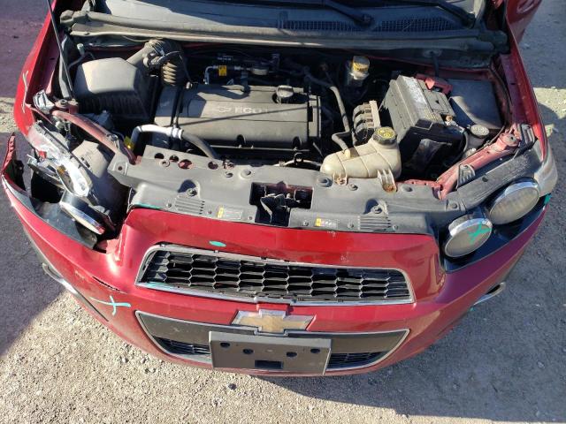 1G1JC5SH4G4162740 - 2016 CHEVROLET SONIC LT RED photo 11