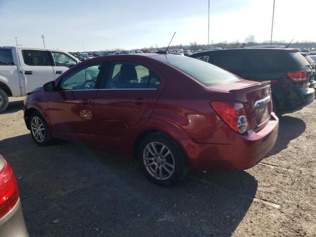 1G1JC5SH4G4162740 - 2016 CHEVROLET SONIC LT RED photo 2