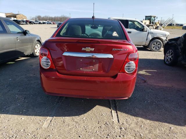 1G1JC5SH4G4162740 - 2016 CHEVROLET SONIC LT RED photo 6