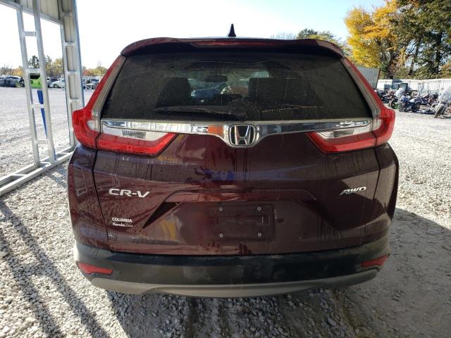 7FARW2H8XJE092415 - 2018 HONDA CR-V EXL MAROON photo 6