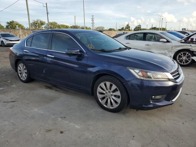 1HGCR2F89EA159999 - 2014 HONDA ACCORD EXL BLUE photo 4