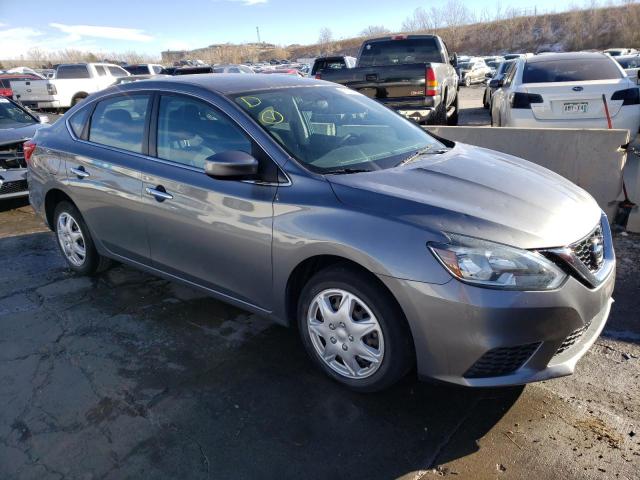 3N1AB7AP7HY362186 - 2017 NISSAN SENTRA S GRAY photo 4