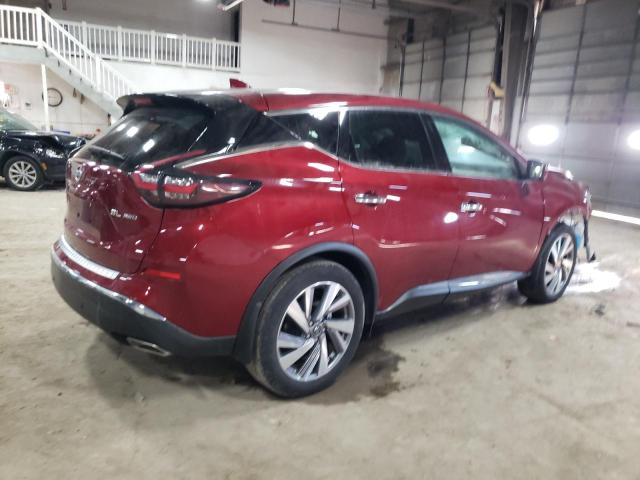 5N1AZ2CS6MC143442 - 2021 NISSAN MURANO SL MAROON photo 3