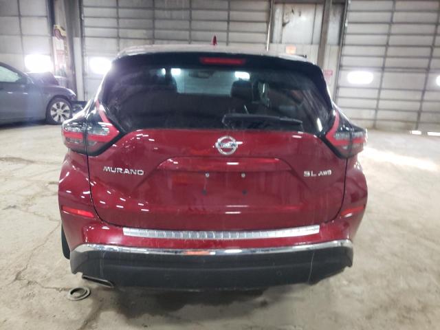 5N1AZ2CS6MC143442 - 2021 NISSAN MURANO SL MAROON photo 6