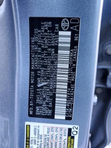 2T1KR32E25C496733 - 2005 TOYOTA COROLLA MA XR BLUE photo 12