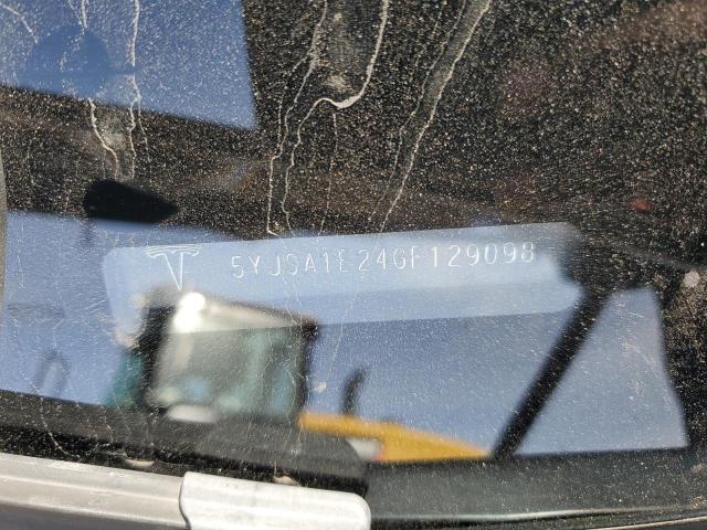 5YJSA1E24GF129098 - 2016 TESLA MODEL S Սև լուսանկար 12