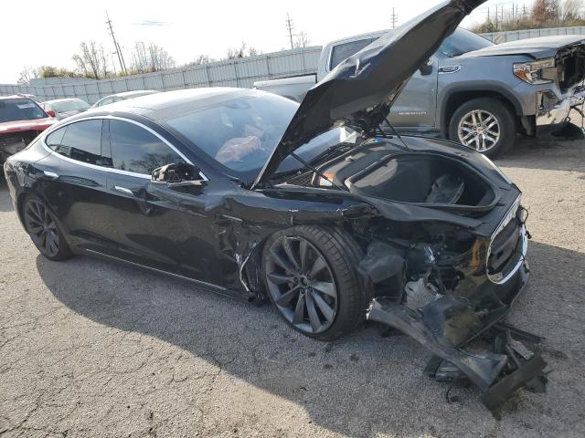 5YJSA1E24GF129098 - 2016 TESLA MODEL S Սև լուսանկար 4