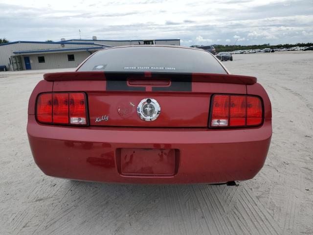 1ZVHT80N285185832 - 2008 FORD MUSTANG RED photo 6