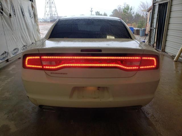 2B3CL3CG4BH566385 - 2011 DODGE CHARGER WHITE photo 6