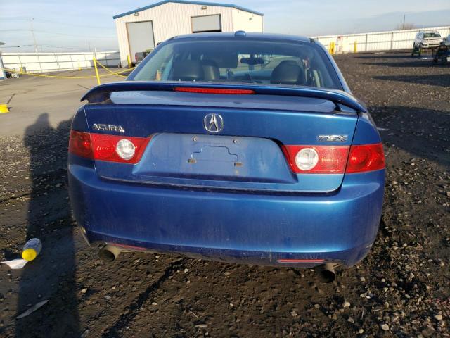 JH4CL96995C026793 - 2005 ACURA TSX BLUE photo 6