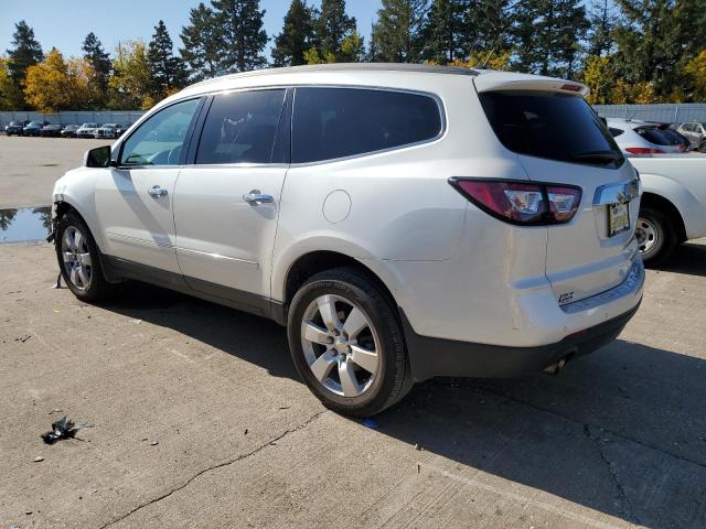 1GNKRLKD0DJ113096 - 2013 CHEVROLET TRAVERSE LTZ WHITE photo 2