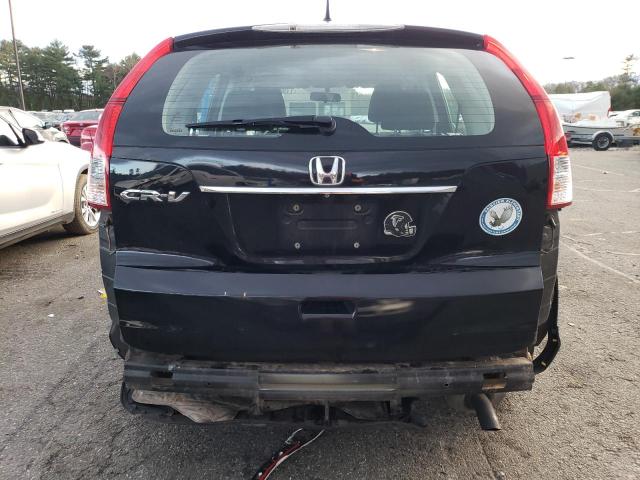 2HKRM3H36DH517923 - 2013 HONDA CR-V LX BLACK photo 6